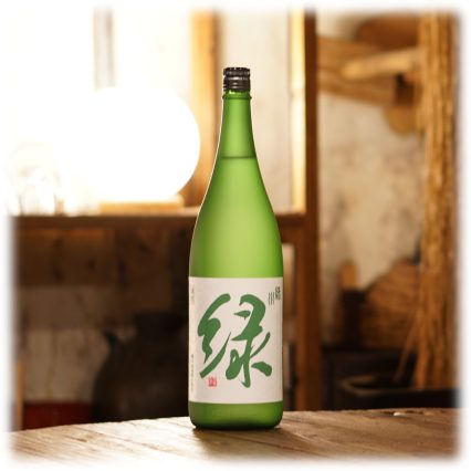 日本酒セット（緑色と透明） Kikusui Junmai Ginjo 720ml $32 - Uncle Fossil Wine&Spirits